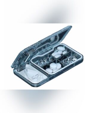 NuvoMed | Pill Cutter With 4 Storage Compartments Portable Great For Travel NWT